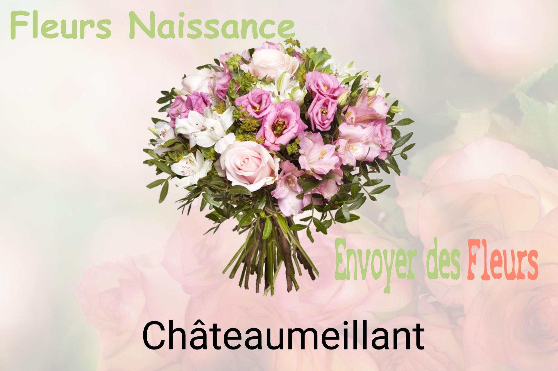 Bouquet de fleurs de naissance livré à Châteaumeillant
